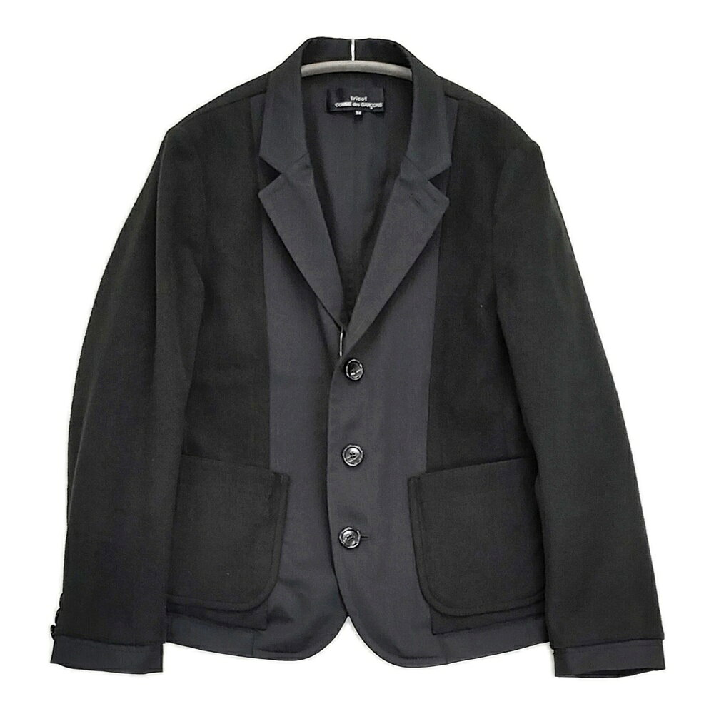 美品　トリココムデギャルソン　丸襟　キュプラジャケット　Sサイズ 285408-01.jpg