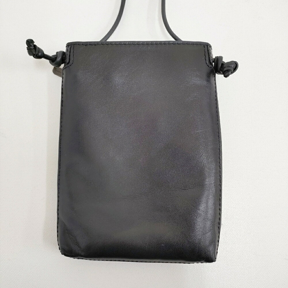 MOTHERHOUSE ジップジップ ショルダー レザー 定価22000円 ポーチ ショルダーバッグ ブラック ユニセックス マザーハウス【中古】6-0922G auc-gee-jee-10202908 ブランド古着の専門店 ジージー サンプル画像3