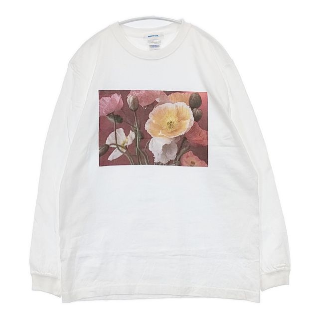 Rakuten - MAY/FOOL メイフール 花柄プリント 長袖Tシャツ カットソー ロンT ホワイト レディース【中古】6-0218M