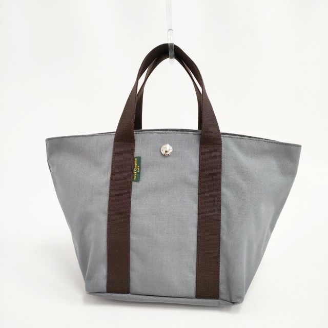 Herve Chapelier - Herve Chapelier 1707C 舟形 トートバッグ グレー ブラウン レディース エルベ・シャプリエ【中古】6-0503G
