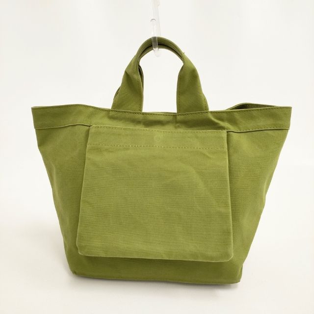 ateliers PENELOPE キャンバス トートバッグ グリーン レディース アトリエぺネロープ【中古】6-0503G