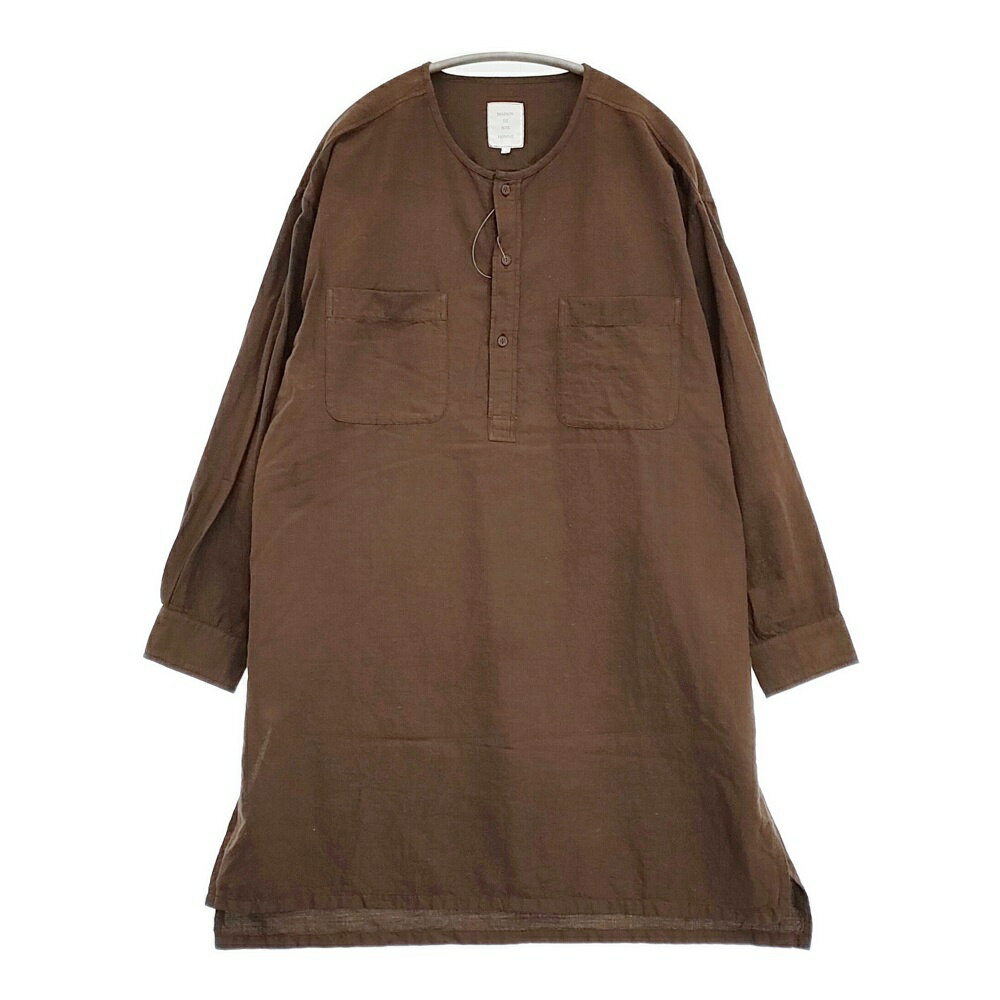 【新品未使用】maison de soil（メゾンドソイル）|クルーネックシャツ maison de soil 〜White T-shirt style #6〜,Narumi Trading