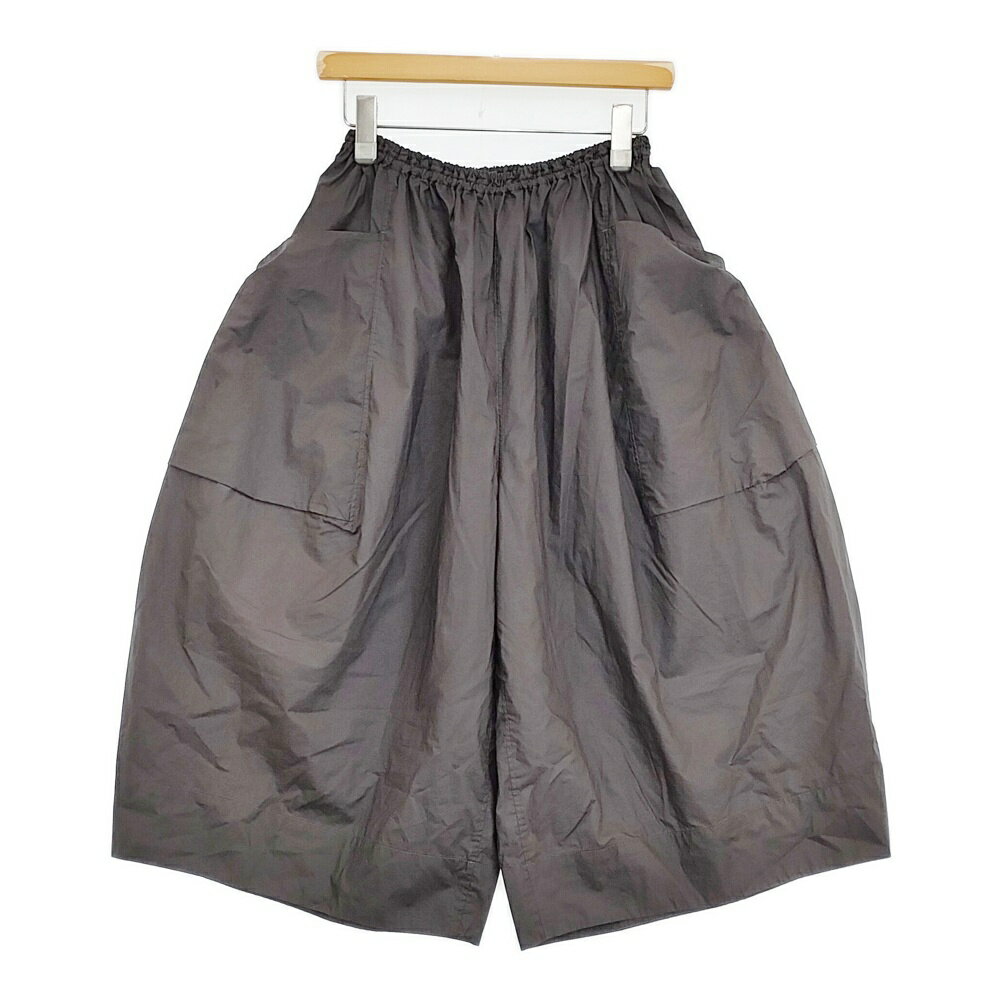 Cotton - TENNE HANDCRAFTED MODERN ビッグポケットキュロット ワイドパンツ キュロット Cグレー レディース テンハンドクラフテッドモダン【中古】6-0519M