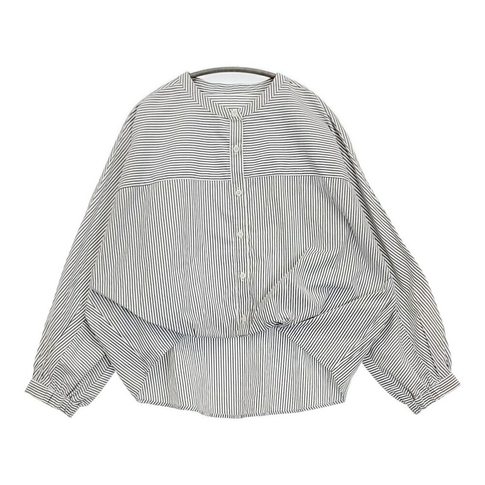 Rakuten - URBAN RESEARCH Sonny Label フロントタックバンドカラーシャツ ストライプ 26SS ホワイト ブラック レディース アーバンリサーチサニーレーベル【中古】6-0519M