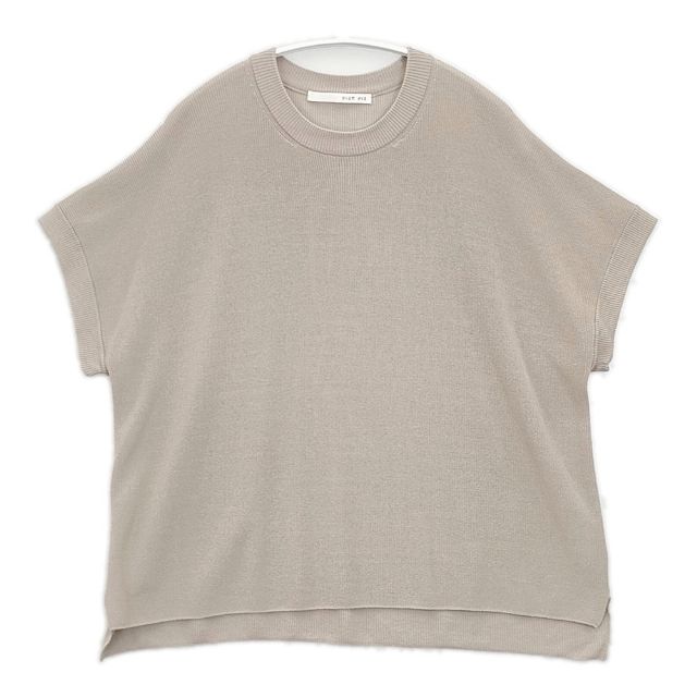 極美品 evam eva♡ドライコットン ベスト 日本製 近藤ニット フリー evam eva エヴァムエヴァ コットン リネン コイルヤーン ニット ベスト