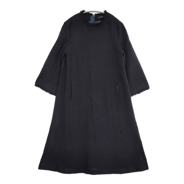 Rakuten - green label relaxing UNITED ARROWS ツイードフリンジ ワンピース 濃紺 ネイビー レディース グリーンレーベルリラクシング【中古】6-0420M