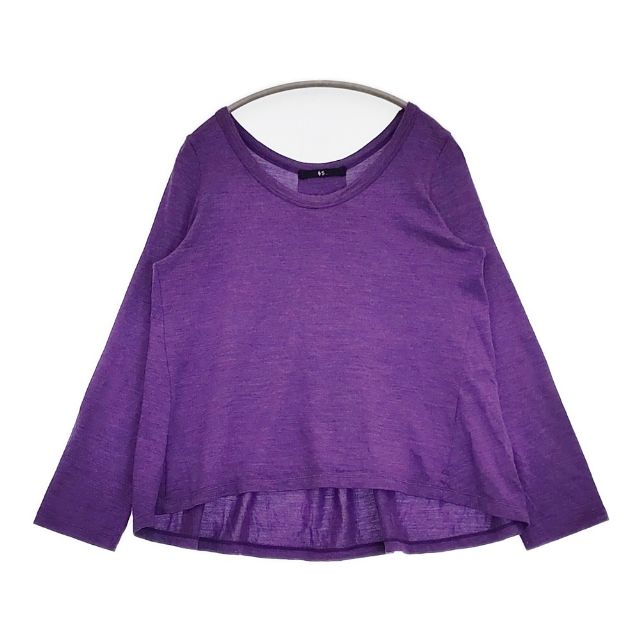 Rakuten - 45R/45rpm ウォッシャブルウールテントTシャツ 定価20900円 セーター ニット パープル レディース フォーティーファイブアールピーエム【中古】6-0416M