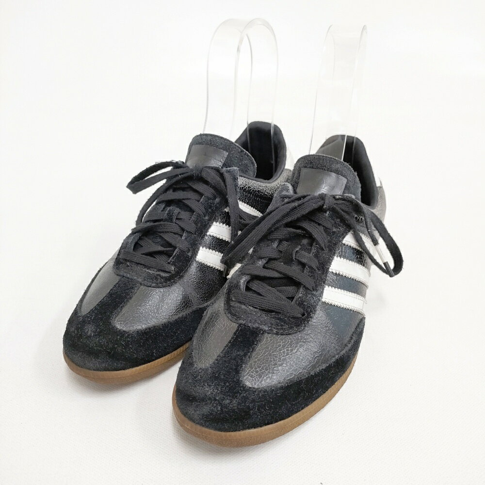 adidas samba サンバ サイズ23.5cm スニーカー ブラック レディース アディダス【中古】6-0420G