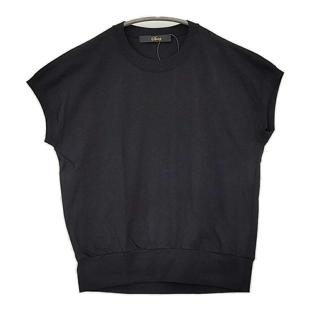 squady aranciato別注 コットンプレミアム天竺フレンチスリーブTシャツ HOSHII TO DEAU 半袖Tシャツ カットソー ブラック レディース スカディー6-0421S