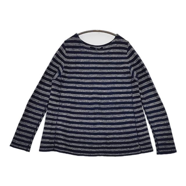 L260287-910408-49 商品説明 ブランド 45R/45rpm アイテム ニット インディゴギマボーダーテントTシャツ 定価35000円 カラー ネイビー※色は実物を見て判断したものを記載しております。発売時のカラー展開は把握し...