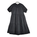 UNDERCOVER Sue UNDERCOVER ギャザードレス 定価38000円 ワンピース ブラック レディース アンダーカバー【中古】5-0604S