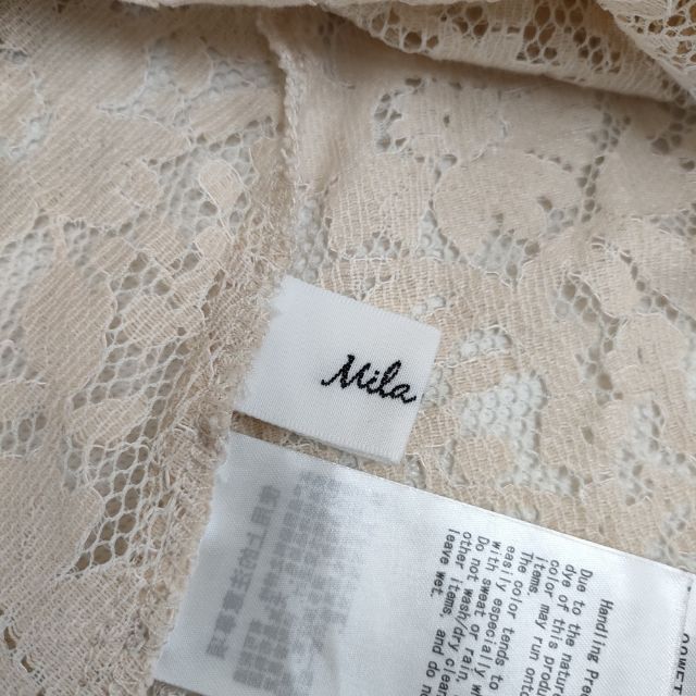 Mila Owen 後あきレースチュニック 09WFP191081 ブラウス チュニック アイボリー レディース ミラオーウェン【中古】5-0604M auc-gee-jee-10173723 ブランド古着の専門店 ジージー サンプル画像3