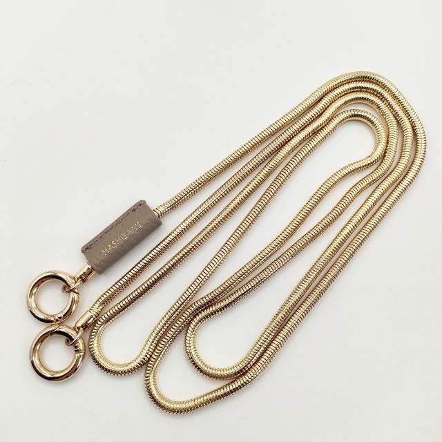 Hashibami 携帯スマホショルダーストラップ ショルダーストラップ ゴールド レディース ハシバミ【中古】5-0813G