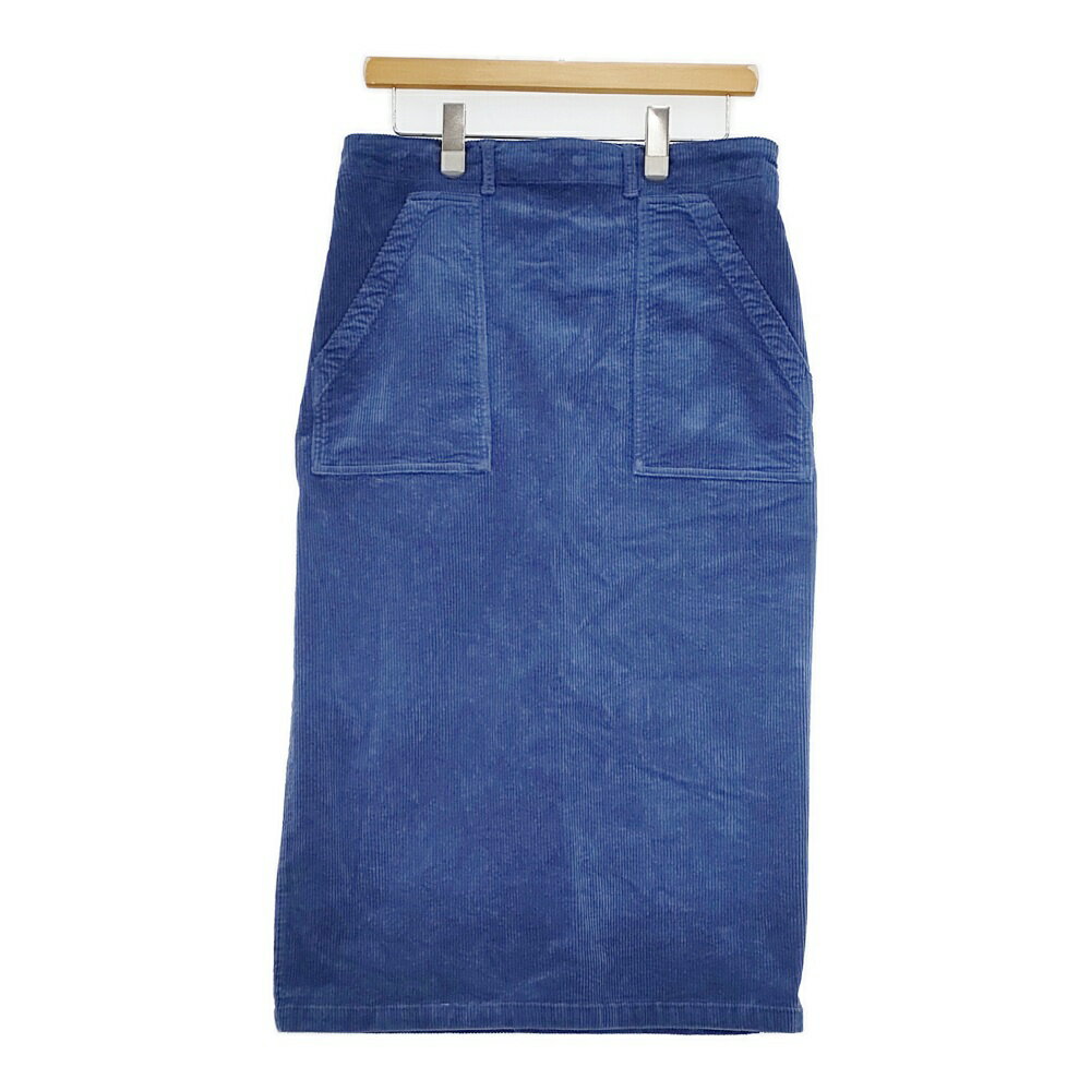 Rakuten - NATURAL LAUNDRY コーデュロイ サイズ2 ロングスカート ブルー レディース ナチュラルランドリー【中古】6-0131T