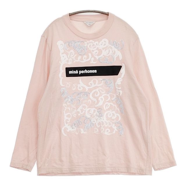 新品　Mサイズ　長袖　mina perhonen Tシャツ　ピンク 楽天市場】ミナペルホネン tシャツの通販