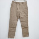 Graphpaper 新品 Hard Twill Slim Tapered Pants GM203-40003B 定価28600円 サイズ1 パンツ ベージュ メンズ グラフペーパー【中古】4-0322M♪