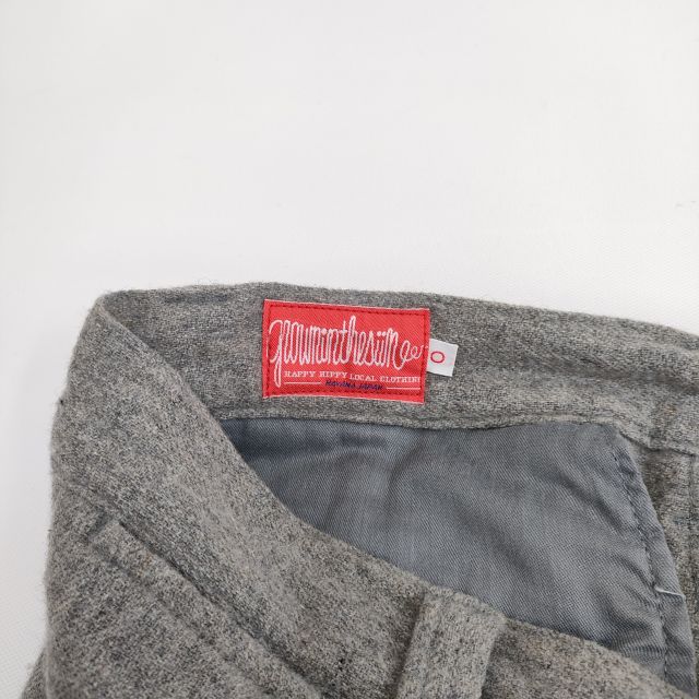 grown in the sun サイズ0 ウール パンツ グレー レディース グローンインザサン【中古】3-0222T