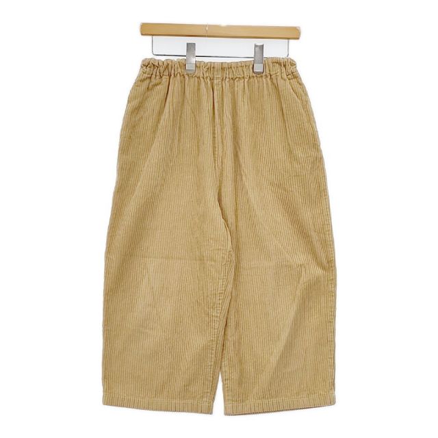 Rakuten - Dana Faneuil コットン コーデュロイ ワイド イージークロップド パンツ ベージュ レディース ダナファヌル【中古】5-1228T