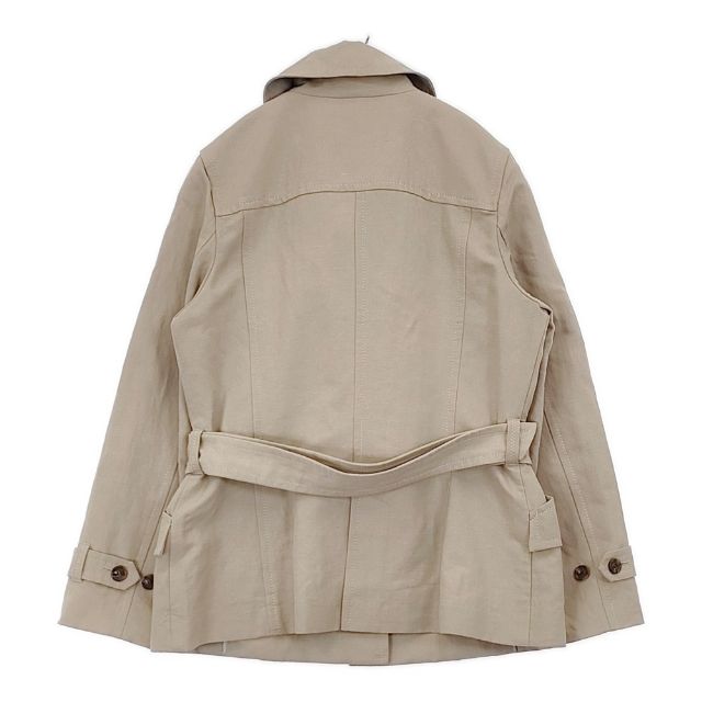 23区 lanificio fedora コットンリネンジャケット CCMWWGS0152 ベルト付き ジャケット ベージュ レディース ニジュウサンク【中古】6-0805M auc-gee-jee-10199652 ブランド古着の専門店 ジージー サンプル画像2