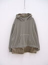 WELLDER Vi 艿35200~ WM21ACS01 LAYERED HOODED GREIGE TCY3 p[J[ O[W Y EF_[yÁz2-0417T