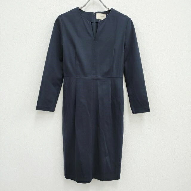 UNITED ARROWS サイズ38 長袖 ワンピース ネイビー レディース ユナイテッドアローズ【中古】3-0720M