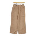 fog linen work リネン ゴム イージーパンツ パンツ ベージュ レディース フォグリネンワーク【中古】5-0516M(4)