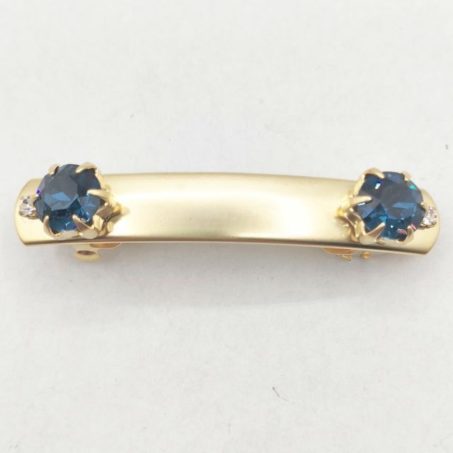 petite robe noire ビジュー ヘアクリップ バレッタ ゴールド レディース プティローブノアー【中古】5..