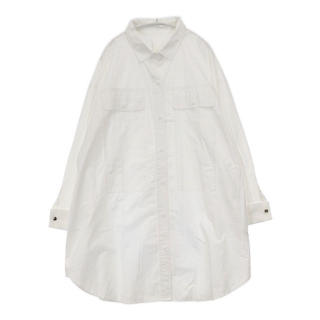 GENE HEAVENS シャツワンピース 600-3140016 ROSE BUD ワンピース ホワイト レディース ジーンヘブンズ【中古】6-0330M