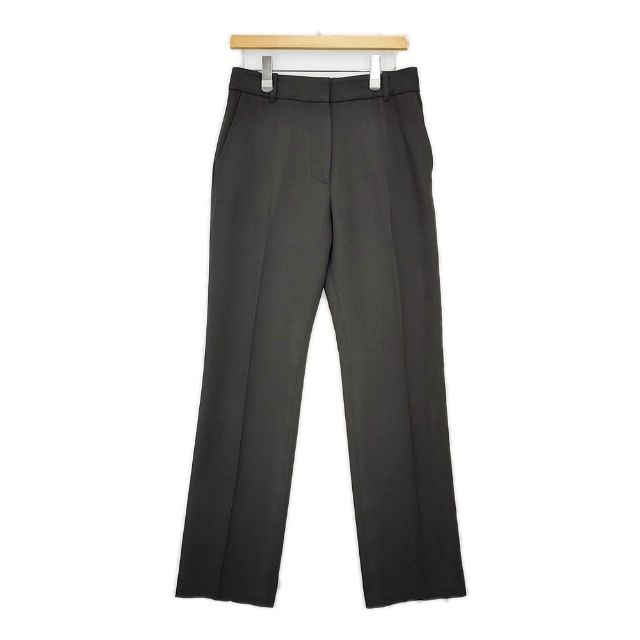 STUDIO NICHOLSON VLORE FLUID VISCOSE WOOL ストレートパンツ スラックス パンツ チャコールグレー レディース スタジオ ニコルソン5-1120T