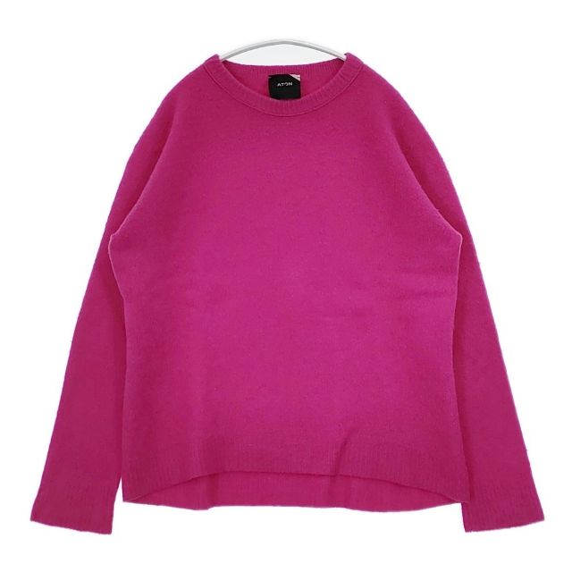 ATON エイトン ファーカシミヤ100%ニット メンズ 黒 サイズ4 ROYAL FUR CASHMERE | クルーネックセーター / ATON | ファッション