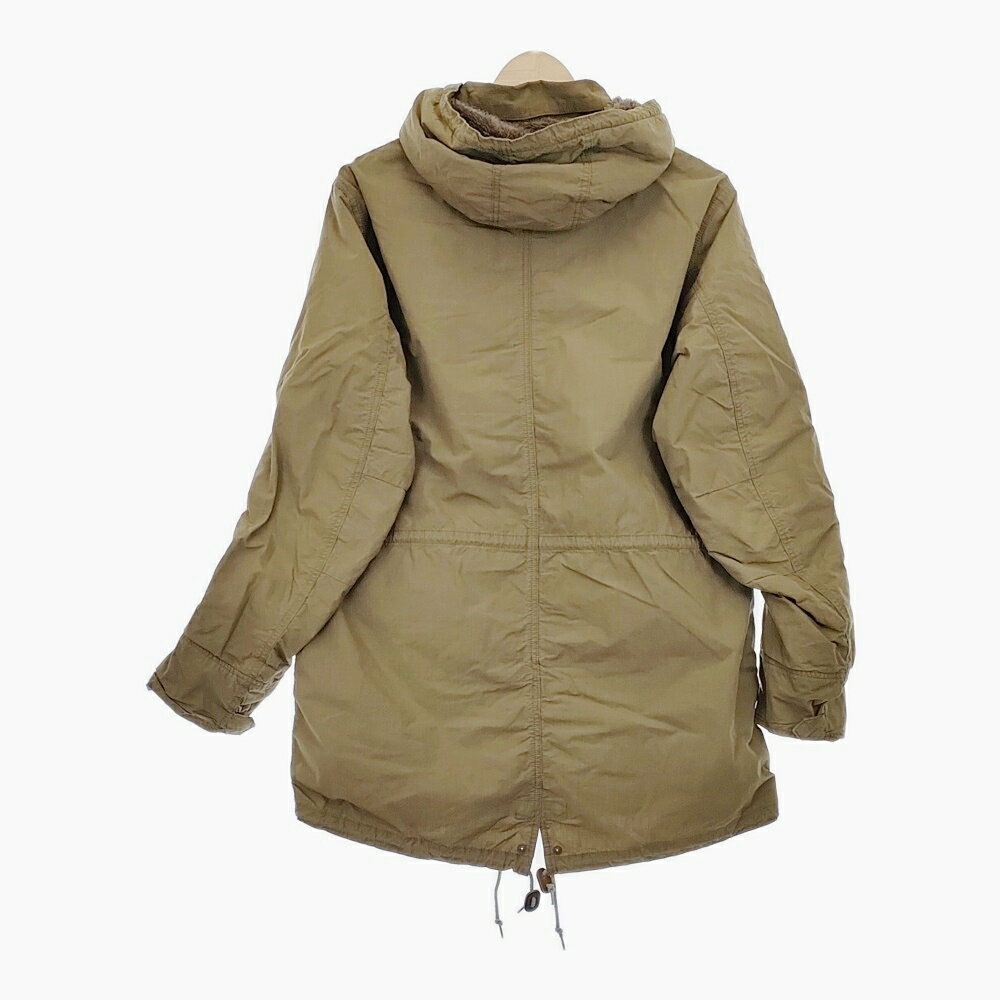 Iroquois 786202 サイズ2 キルティングライナー ボア モッズコート カーキ メンズ イロコイ【中古】4-1116T