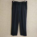 YAECA 15655 2way pants wide サイズS センタープレス パンツ ネイビー レディース ヤエカ【中古】4-0307M△