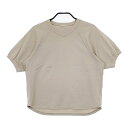 Steven Alan COTTON FRISE 5SLEEVE PULLOVER 半袖Tシャツ カットソー ベージュ レディース スティーブンアラン【中古】5-0619S(4)