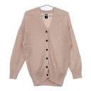 BATONER THE SUMMER KNIT TUNIC CARDIGAN サマーニットチュニックカーディガン BN-22SL-022 カーディガン ピンク レディース バトナー【中古】5-0619M