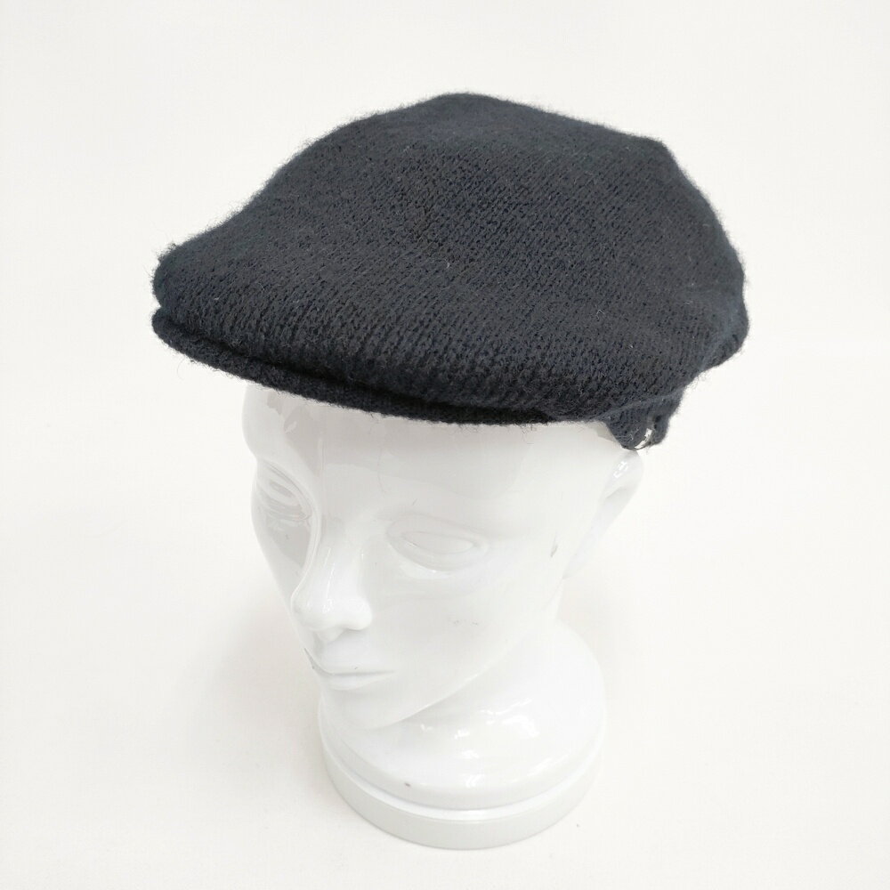 BLOCK HEADWEAR ブロックヘッドウェア ウールナイロン 帽子 ハンチング ブラック メンズ【中古】5-1202T