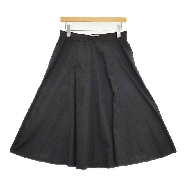 Rakuten - MARGARET HOWELL 578-3132001 WASHED COTTON SATIN ウォッシュドコットンサテン ロングスカート 23SS ブラック レディース マーガレットハウエル【中古】6-0301M