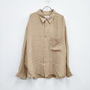 Graphpaper Viscose Regular Collar Big Sleeve Shirt 艿30800~ GM201-50021 Vc x[W Y Oty[p[yÁz3-0317M