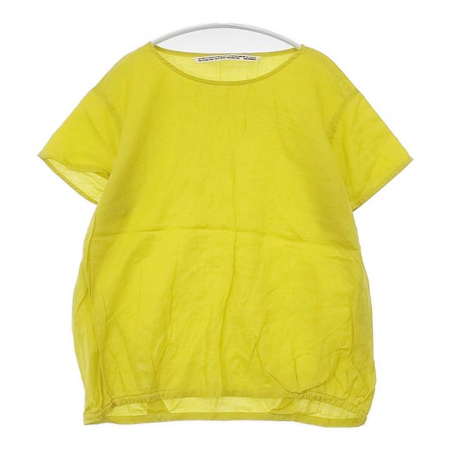 Rakuten - note et silence 26-01-BL-020-13-1 リネン 半袖 ブラウス シャツ イエロー レディース ノートエシロンス【中古】6-0510S