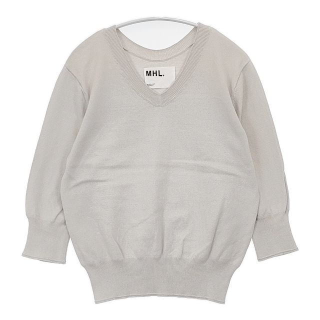 seadog 　MHL エムエイチエル　ニット　ベージュ　クルーネッ 楽天市場】mhl（素材（生地・毛糸）綿・コットン）（ニット・セーター