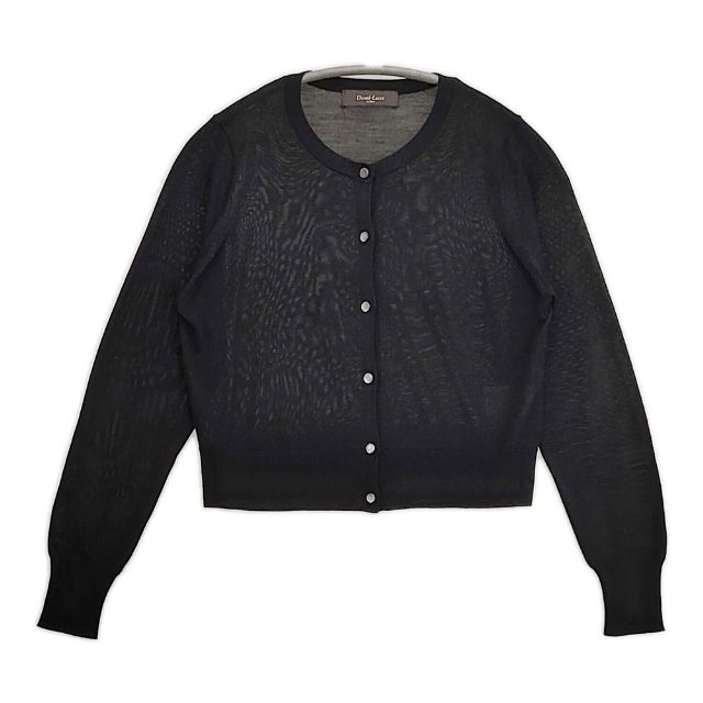 Rakuten - Demi-Luxe BEAMS 68-15-0156-551 シルク100％ カーディガン ブラック レディース デミルクス ビームス【中古】6-0510M