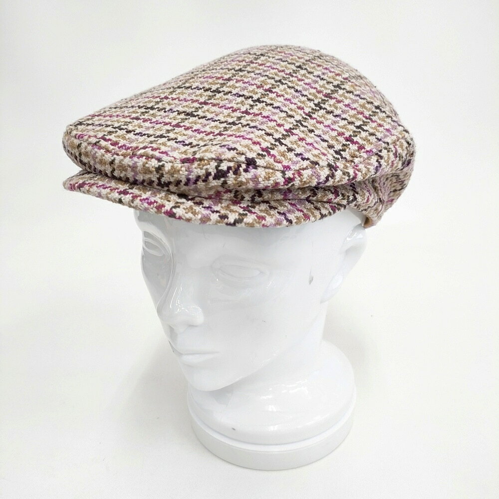 Newsboy Cap - 45R/45rpm コットンツイードのハンチング 定価26400円 サイズ1 帽子 ハンチング ライトグレー 多色 レディース フォーティーファイブアールピーエム【中古】6-0306G
