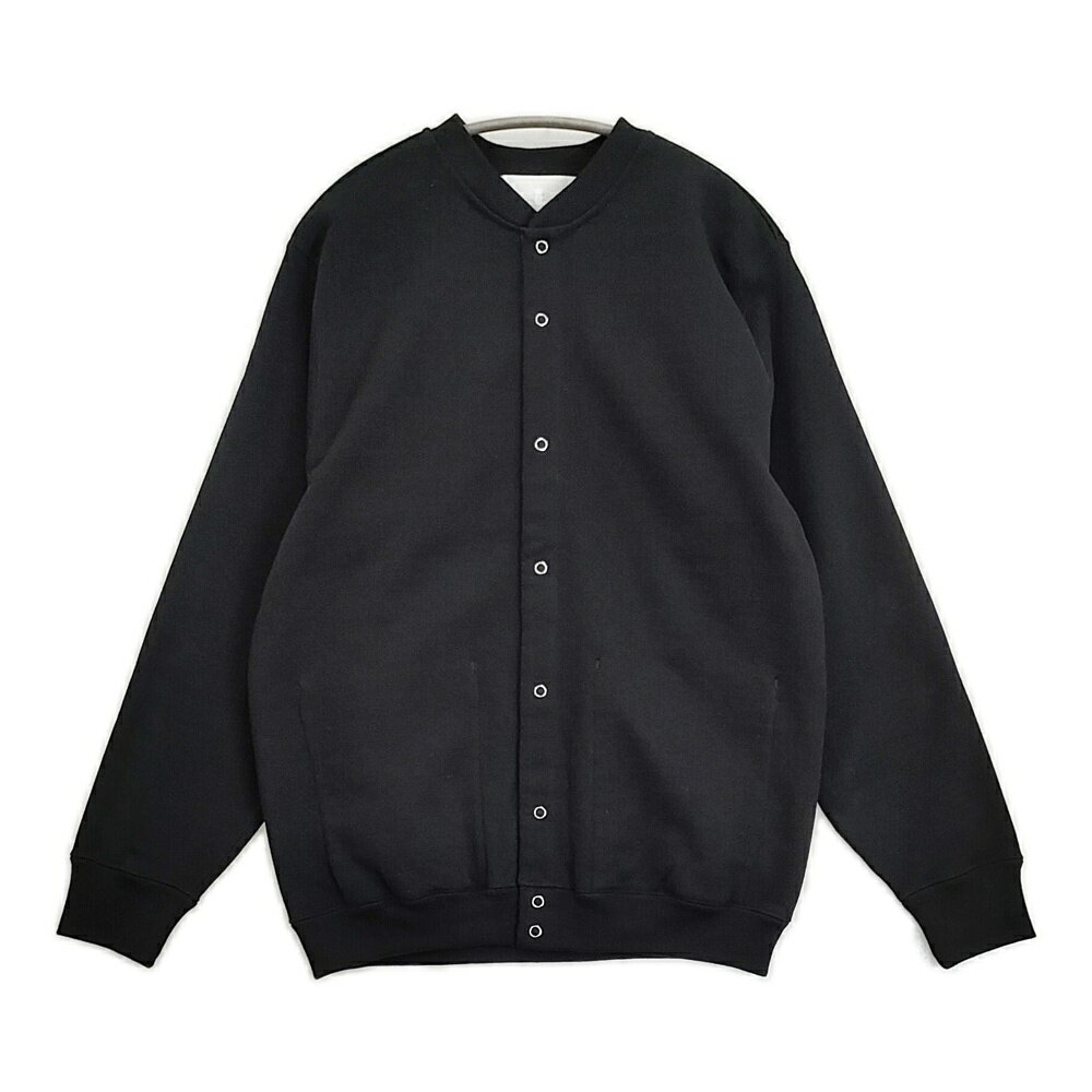 Rakuten - K ITO ケイ イトウ スナップボタンブルゾン カーディガン サイズ1 KITO-19AW-C-4 裏起毛 ジャケット ブラック メンズ【中古】6-0414T
