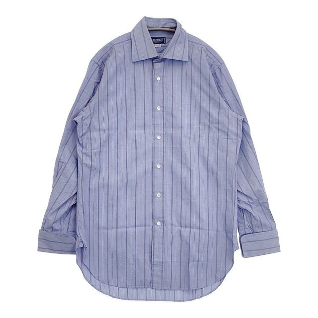 Rakuten - BEAMS F ストライプ コットン 長袖シャツ ブルー レッド メンズ ビームスエフ【中古】6-0408M