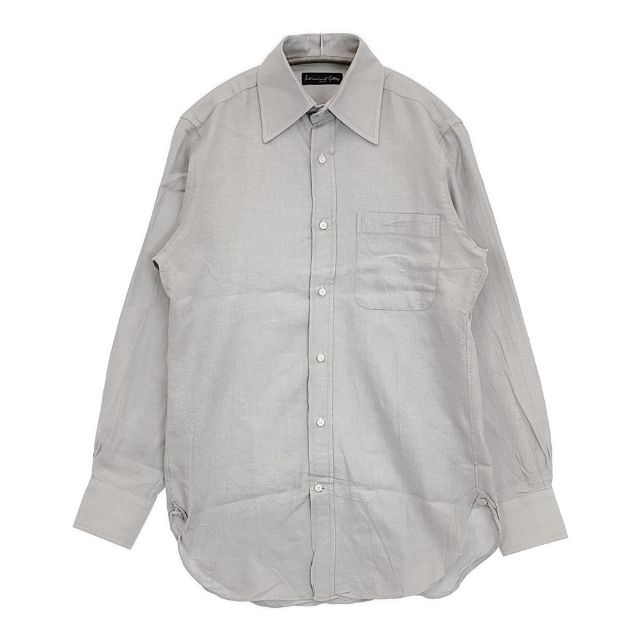 International Gallery BEAMS コットン ドレスシャツ 長袖シャツ グレー メンズ インターナショナルギャラリービームス【中古】6-0408M