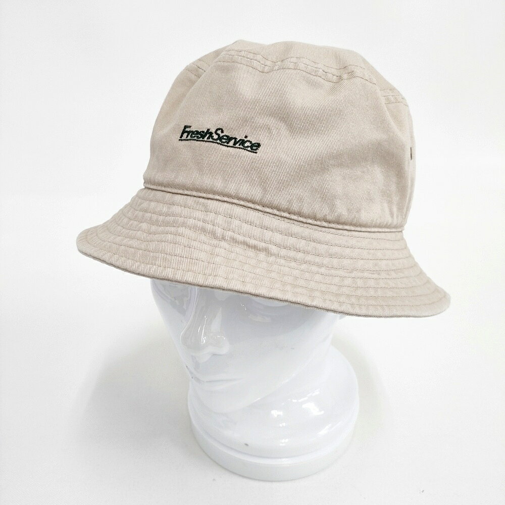 Fresh Service CORPORATE BUCKET HAT S/M バケットハット 帽子 ハット ベージュ メンズ フレッシュサービス6-0622G