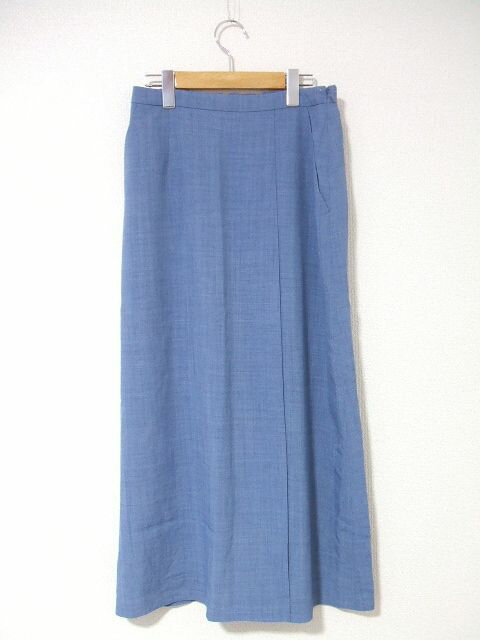 LEPSIM スリット ロングスカート ブルー レディース レプシィム/レプシム【中古】1-0312M