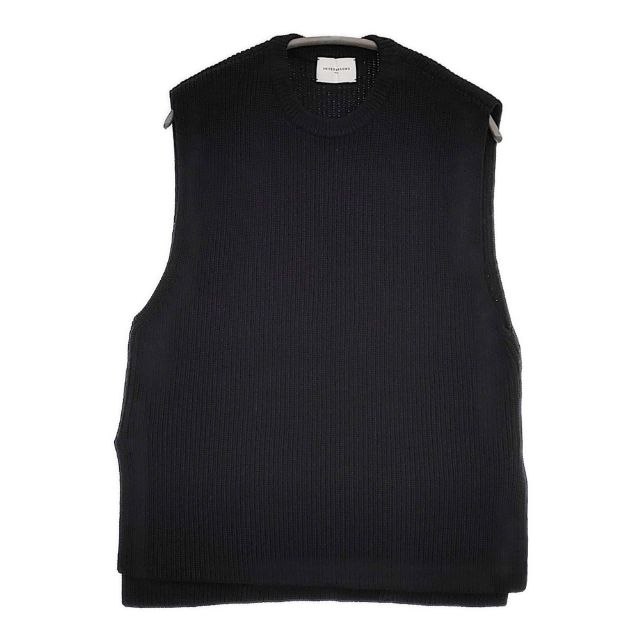 Rakuten - UNITED ARROWS コットンナイロン ノースリーブニット ベスト ブラック レディース ユナイテッドアローズ【中古】5-0927M
