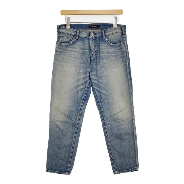 Rakuten - Johnbull ストレッチテーパードクロップドデニム 定価18480円 デニムパンツ ブルー レディース ジョンブル【中古】5-0927G