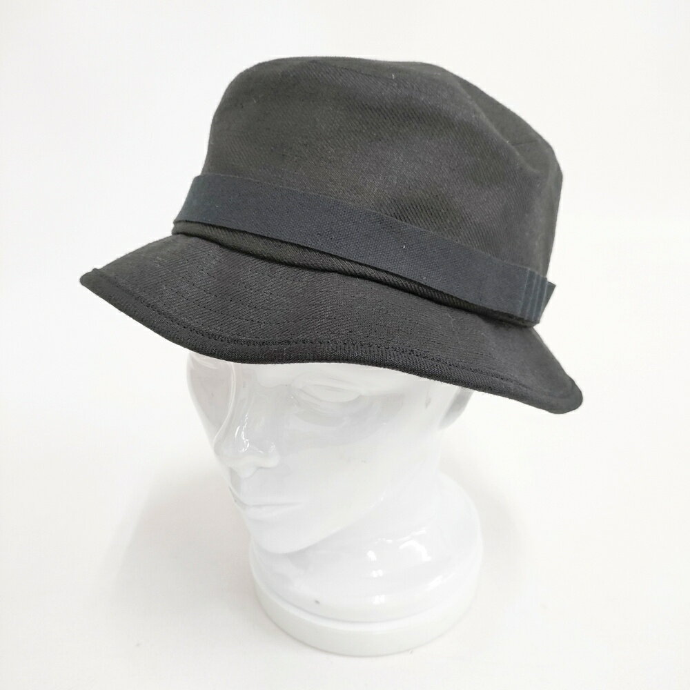 Rakuten - mature ha MIL Linen Canvas Boonie Hat サイズM マチュアーハミル ハット ブラック レディース【中古】6-0216M