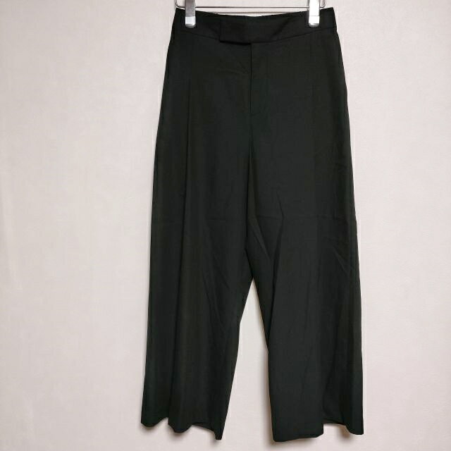 Rakuten - green label relaxing UNITED ARROWS ワイド ウエストゴム スラックス パンツ ブラック レディース グリーンレーベルリラクシング【中古】4-0619G